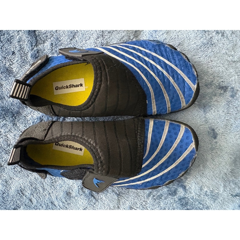 QuickShark Kids Water Shoes Blue Swim Beach Pool Shoes Size EUR 31